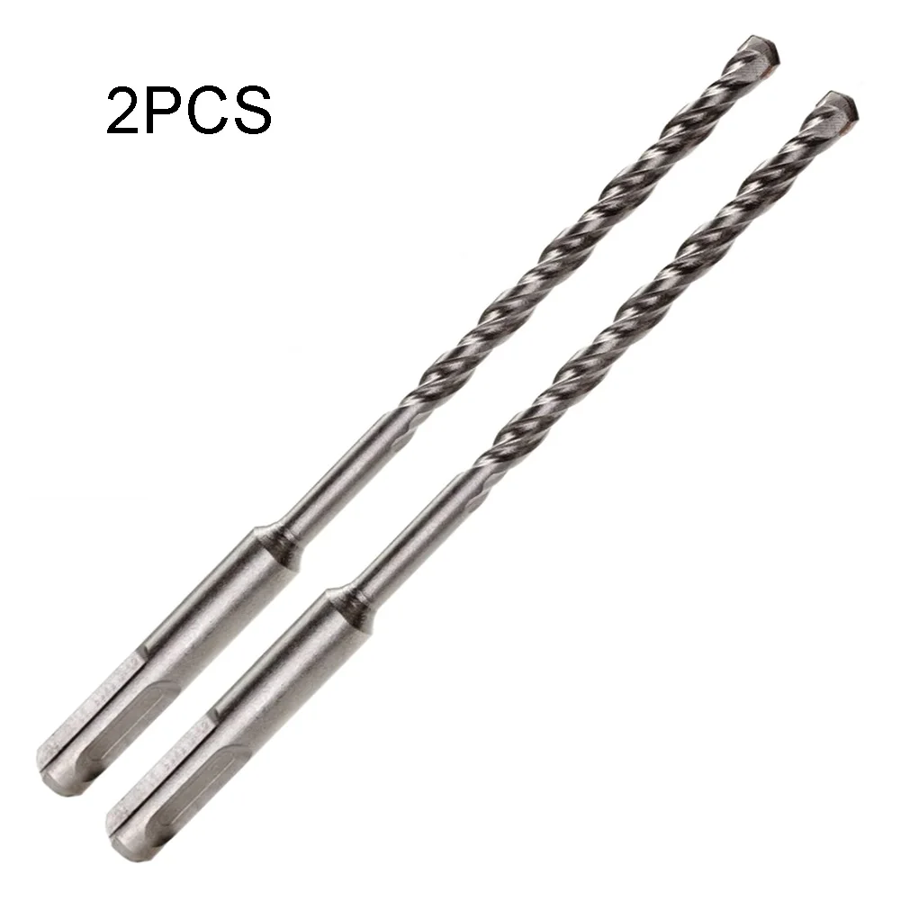 2Pcs SDS Carbide Drill Bits 5-12mm Head For Concrete Brick Stone Masonry  Drilling Electric Hammer Drill Power Tools Accessories