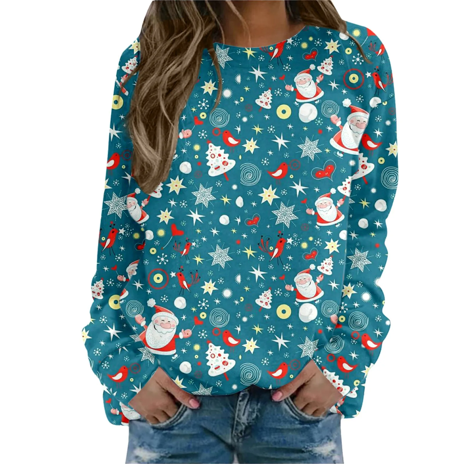 

Ladies Zip up Sweatshirt No Hood Sweatshirts For Women Womens Casual Christmas Crewneck Sweatshirts Long Zip Hoodie Fleece