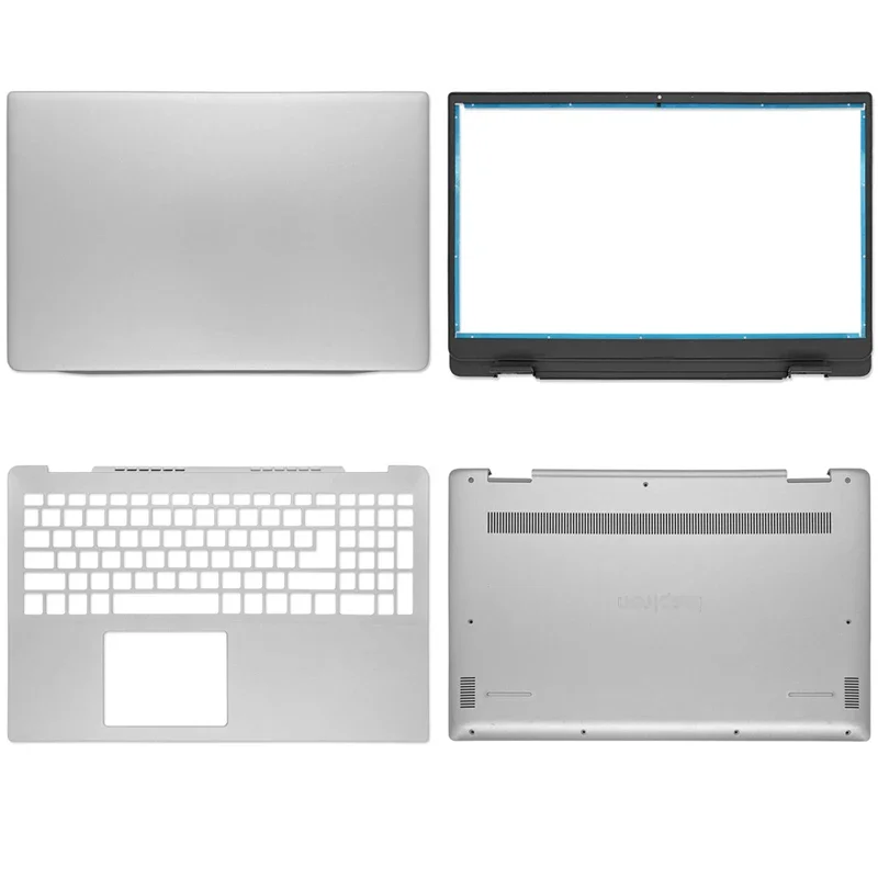 Nuova Custodia Per Laptop Per Dell Inspiron 15 5590 5598 Cover Posteriore Lcd Cornice Anteriore Palmrest Bottom Top 039 T35 39 T35 Argento