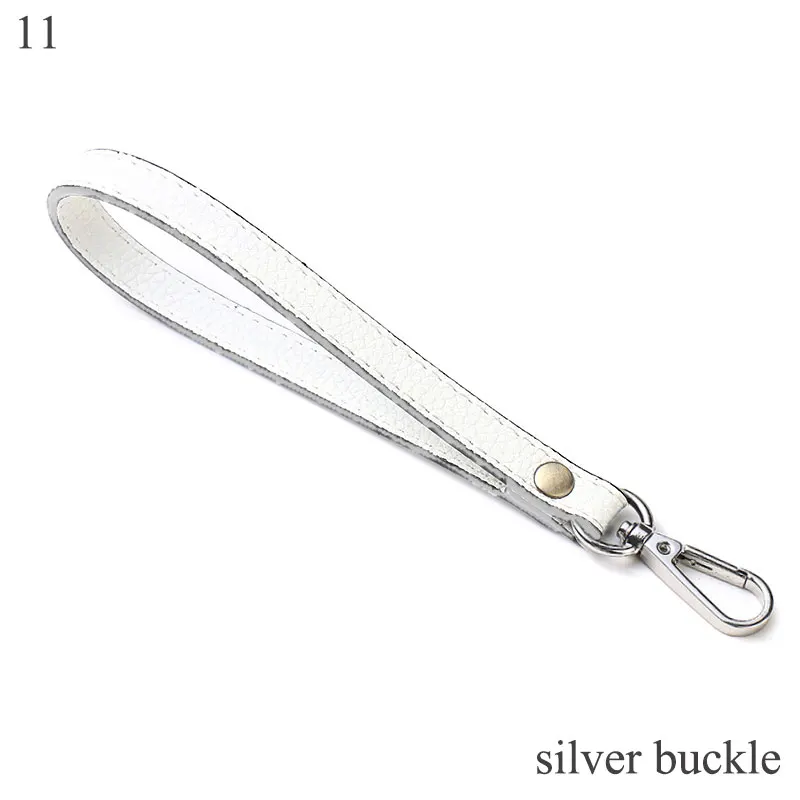 Soft PU Leather Wrist Strap for Clutch and Purse - Solid Color Handbag Handle Replacement