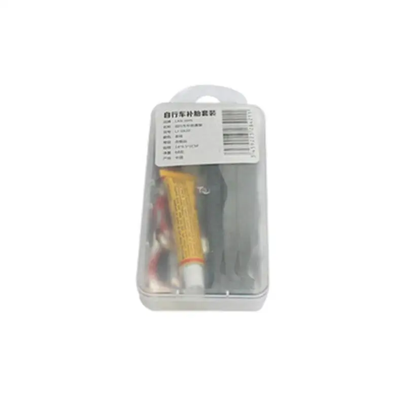 

Комплект накладок на велосипедную камеру, комплект для ремонта шин мотоцикла с контейнером для хранения, комплект накладок на проколы с нашивками и рычагами шин, срочный