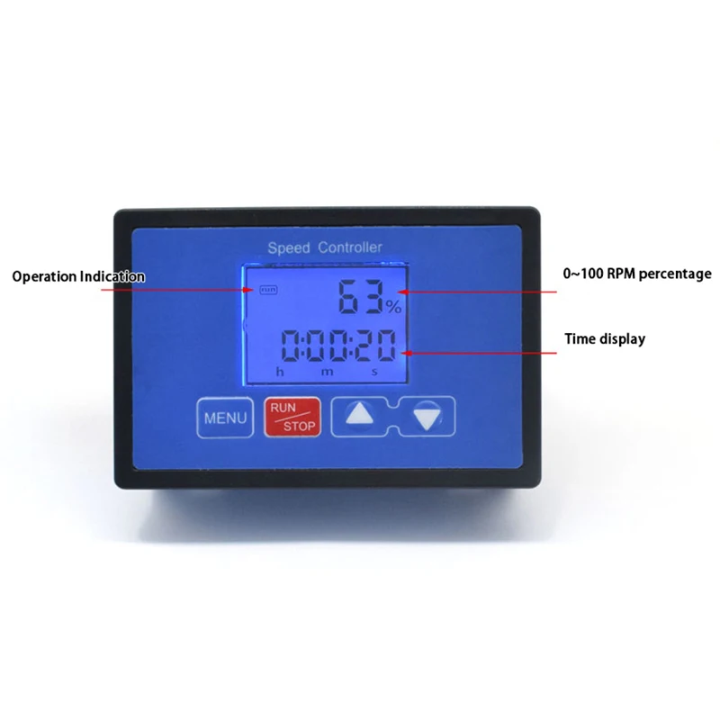 ajustavel pwm dc motor speed controller display 03