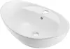 Swiss Madison Well Made Forever SM-VS211 Ivy 23" Oval Ceramic Vessel Sink, Glossy White 1