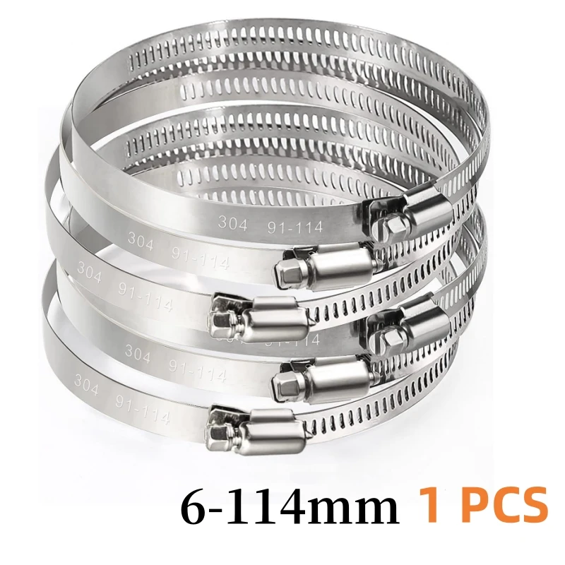 20 Abrazaderas De Manguera De Acero Inoxidable – Rango 21-44 Mm (1″ A 1-3/4″) – Paka TOOLS