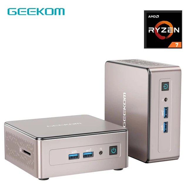 GEEKOM A5 Mini PC, AMD Ryzen 7 5800H(8C/16T, up to 4.4GHz), 32GB