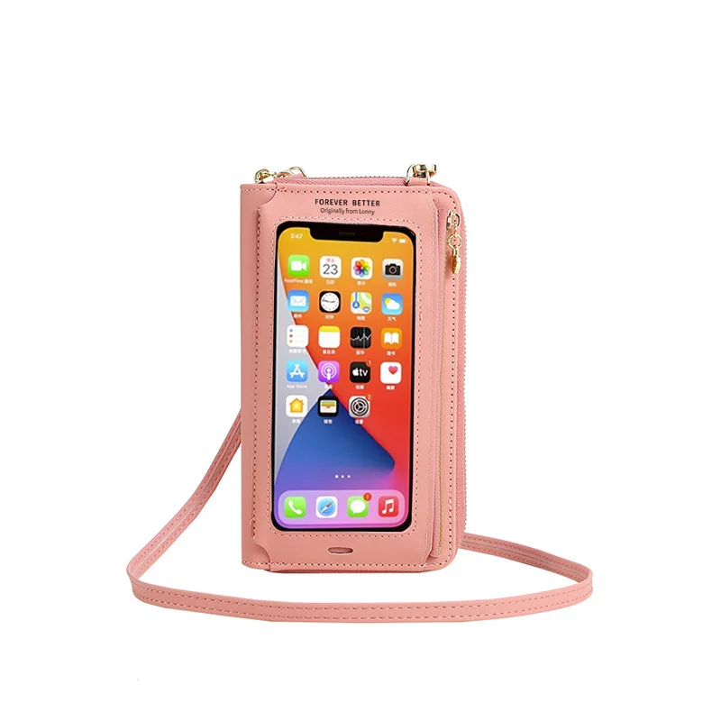 New Ladies Touch Screen Mobile Phone Bags Women Multifunctional