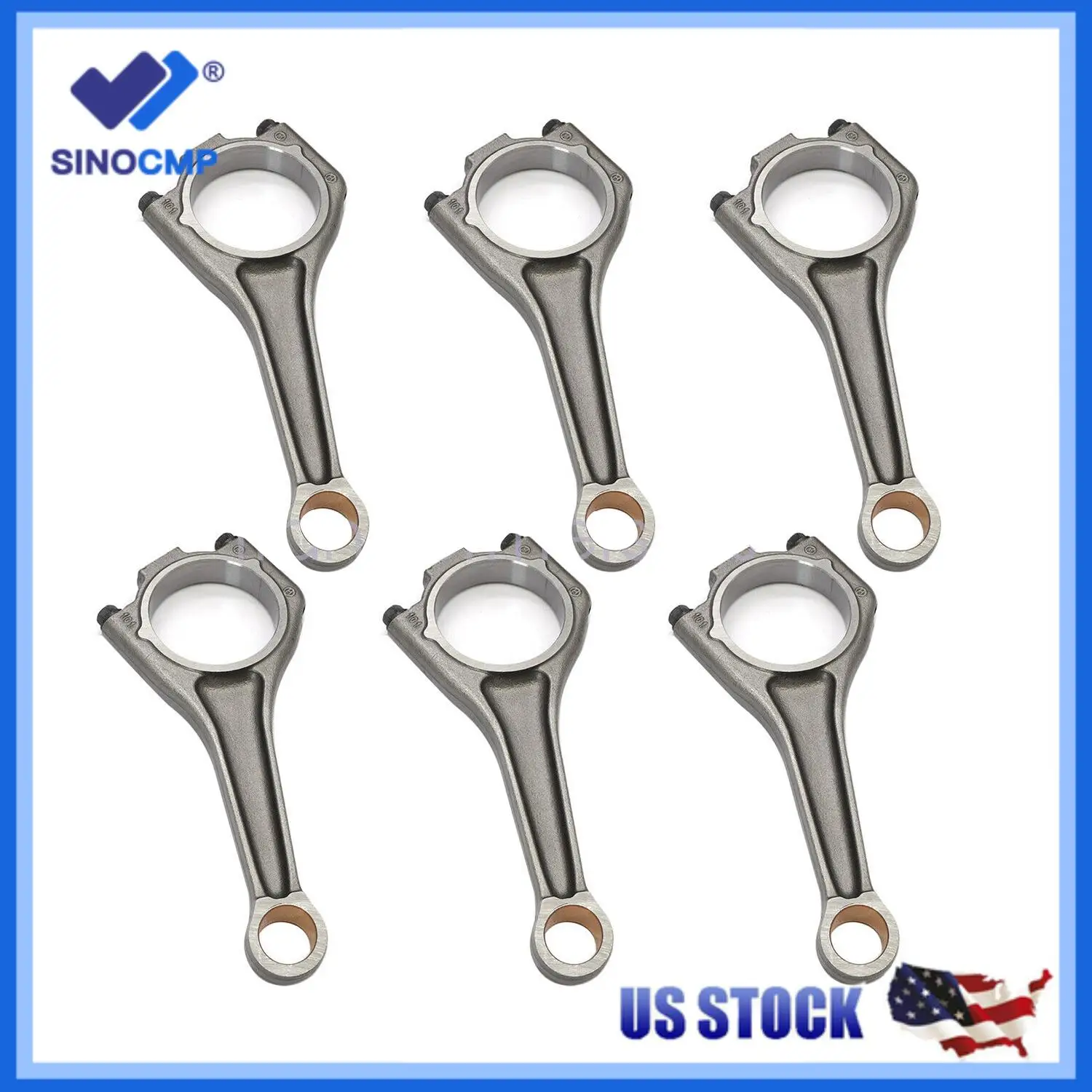 6pcs Engine Connecting Rods for Jaguar F Pace F Type XF XJ Land Rover 6pcs-engine-connecting-rods-for-jaguar-f-pace-f-type-xf-xj-land-rover