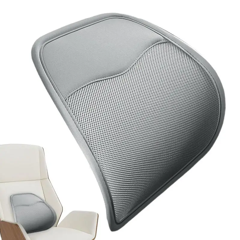 

Car Lumbar Pillow Breathable Ice Silk Ergonomic Back Support For Chair Car Back Cushion For Driving Lumbar Support For Car Back