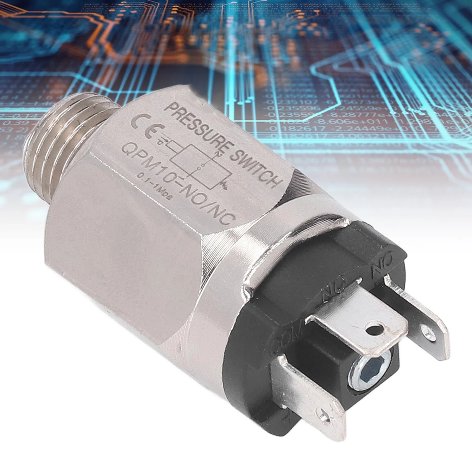 Pressure Switch Normally Open and Closed Integrated Pressure Control Switch 1/2in Long Life Span Diaphragm Type For Pump