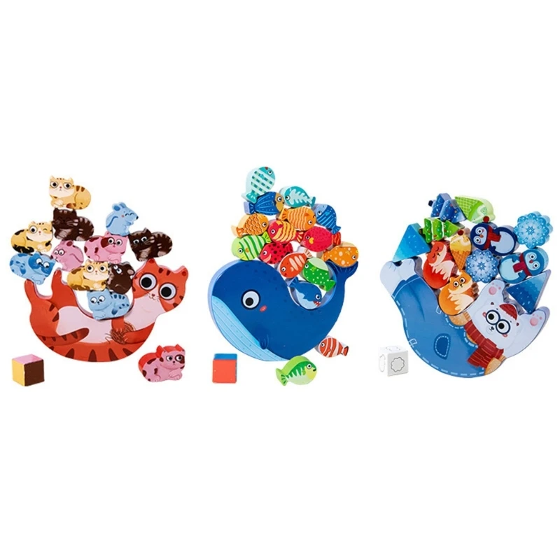 

Разноцветные блоки для игрушек с котятами для детей от 3 лет. Набор обучающих головоломок H37A.