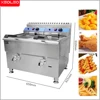 XEOLEO Commercial Fryer Stainless Steel Deep Food 18L*2 Large-capacity Gas Frying Mechine Chicken Wings Fast-Heating Snack 2