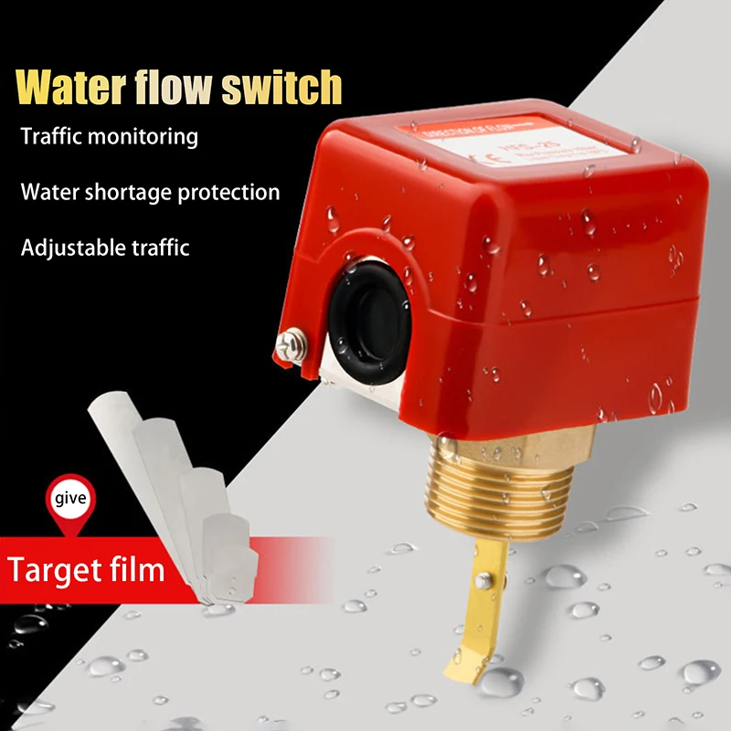 Paddle Water Pump Flow Sensor Switch Water Flow Switch HFS-25 HFS-20 HFS-15 NPT 1" 1/4" 1/6" Liquid Level Controller