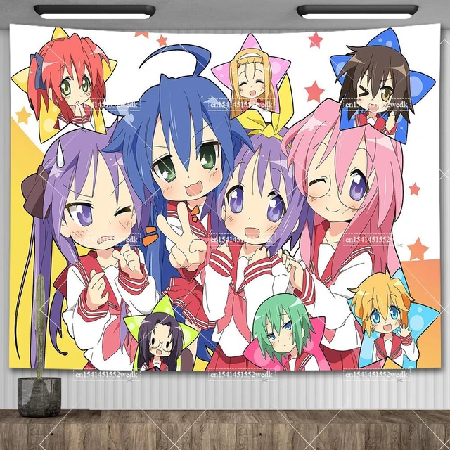 Aesthetic Kawaii Tapestry, Lucky Star Konata Poster