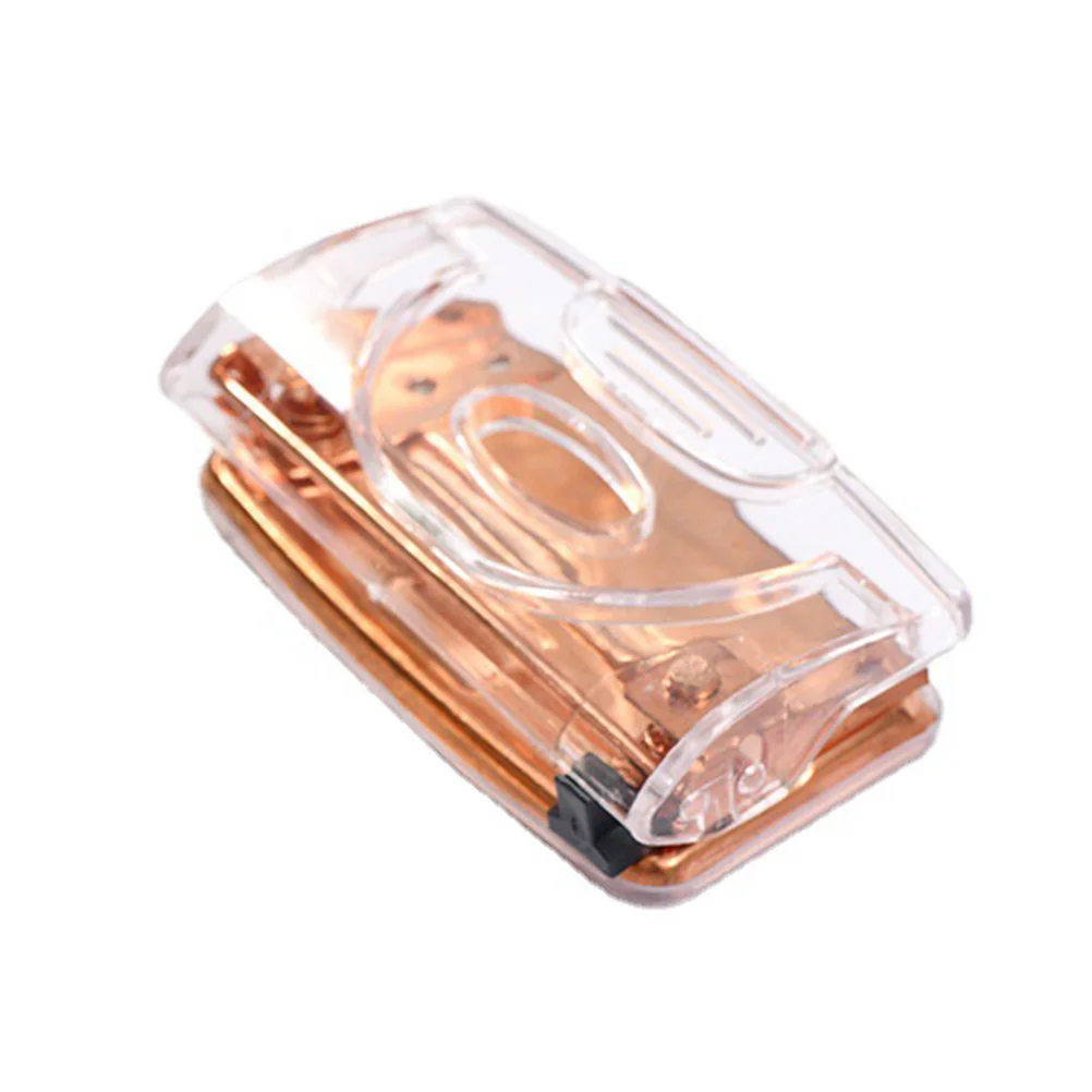 Paper Puncher Stapler Portable Multi-function Hole Office Stationery Decor Household Crafts Card Supply