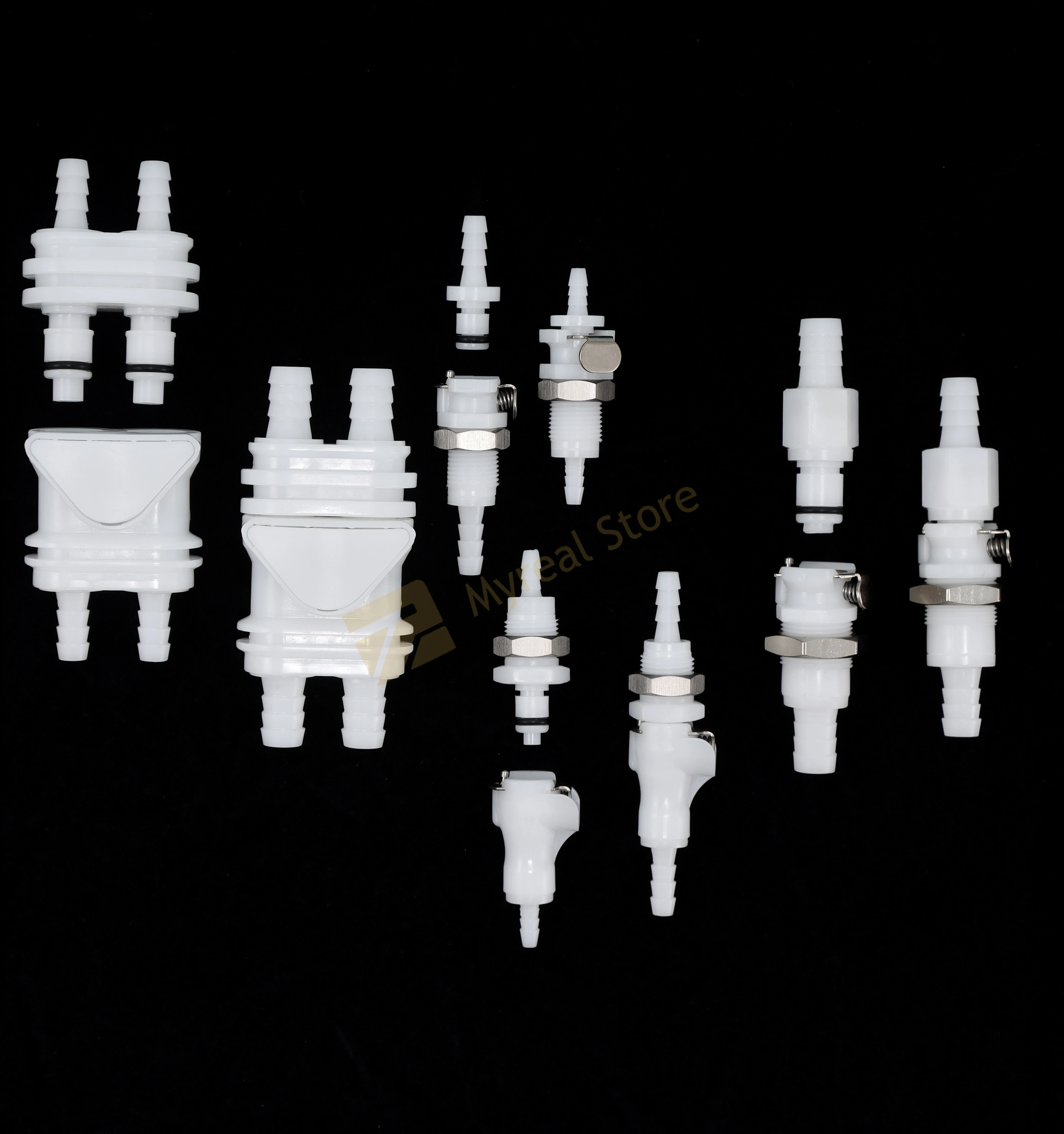 Medical Panel Mount Female Quick Disconnect Coupling 3/8 POM Hose Barb Air Water CPC Connectors
