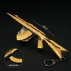 Valorant Weapon Vandal Araxys Golden 18cm Metal Weapon Model Keychain Game Peripheral Machine Gun Display Gifts Toys for Boys 2