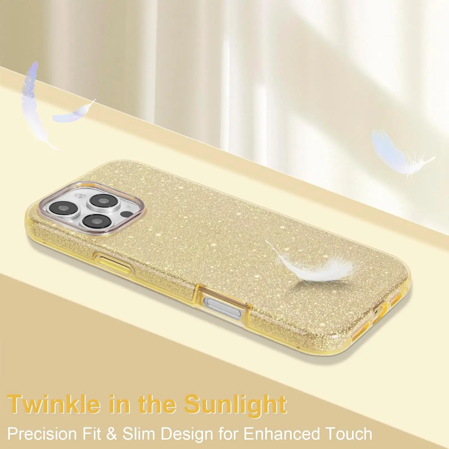 Gold Glitter Bling Phone Case - Cute and Stylish Cover Accessories
