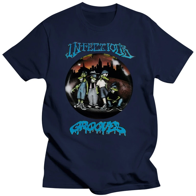 VINTAGE INFECTIOUS GROOVES Shirt SUICIDAL TENDENCIES MIKE MUIR Hipster Tees Summer Mens T Shirt