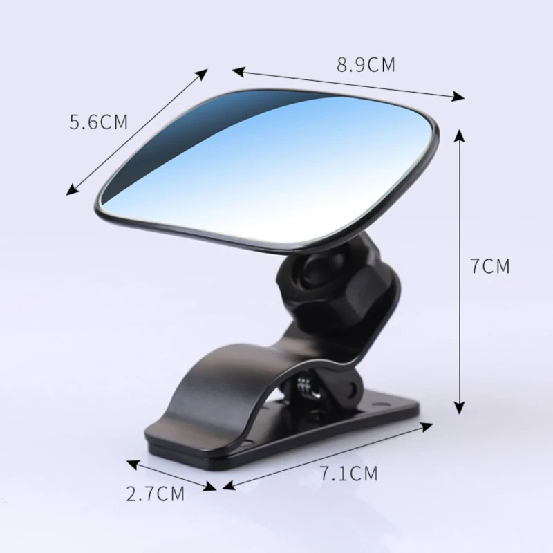 Baby Mirror Car Interior Rear View Mirror with Sucker & Clip Rear Facing Mirrors Safety Driving Kids Monitor Angle Adjustable