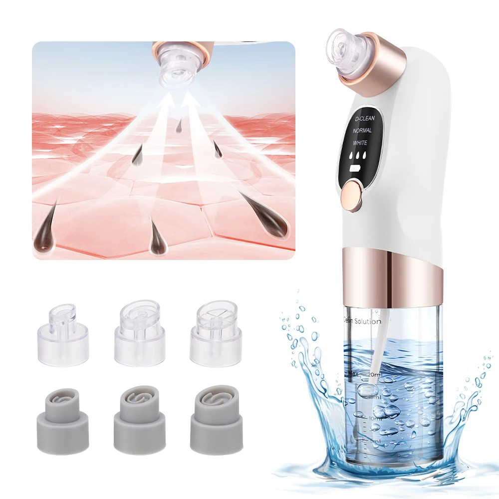 Small Bubble Facial Blackhead Removal Vacuum Face Cleaner Hydra Dermabrasion Hydro Skin Deep Clean Care Anti Aging BeautyMachine 3