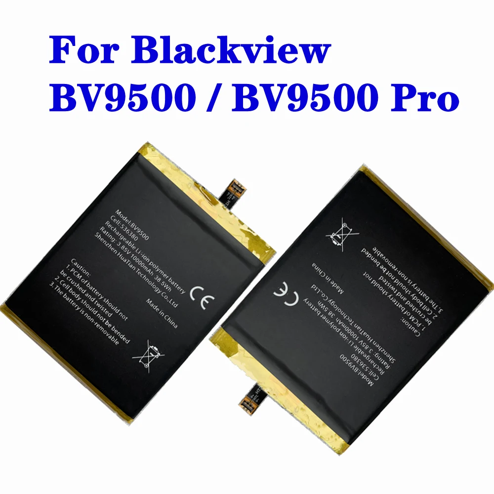 

100% Original 10000mAh Phone Battery For Blackview BV9500 / BV9500 Pro SmartPhone Battery High Quality Replacement Batteries