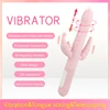 Telescopic Dildo Sexy Toys Vibrators For Women Clitoral Stimulator With Vibrador G-spot Retractable Female Masturbator 1