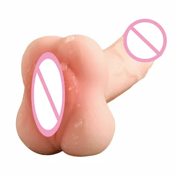 Realistic Dildo Masturbation Soft Stick Sex Toys For Men Anal Plug Dick Male Masturbator Vagina Pocket Pussy Sex Products 3