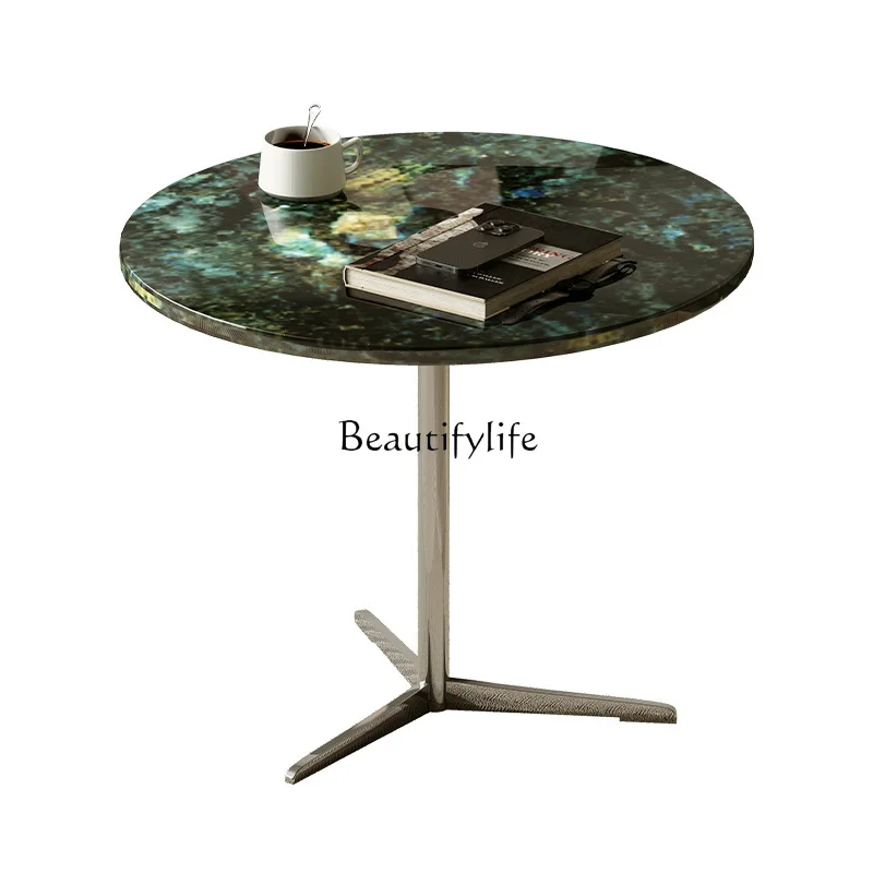 Tavolino In Pietra Di Lusso Importato Amazon Green/Oreo Grey/Blue Crystal/Fendi White