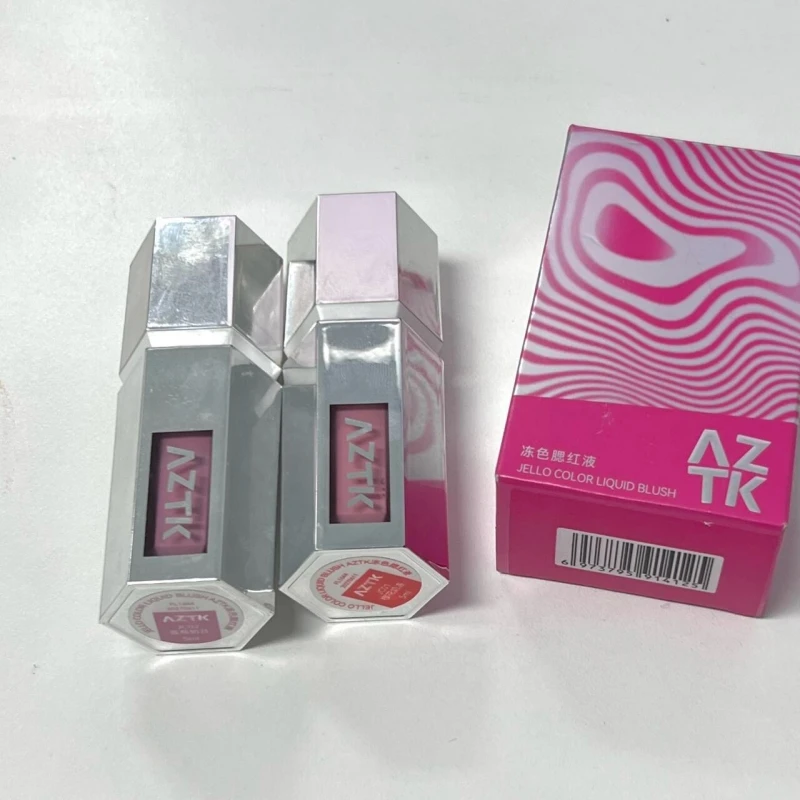 AZTK Expanded Blush Shrink Matte Blush Contour Brightens and Enhances Jello Color Liquid Blusher Rendering Face Cheek