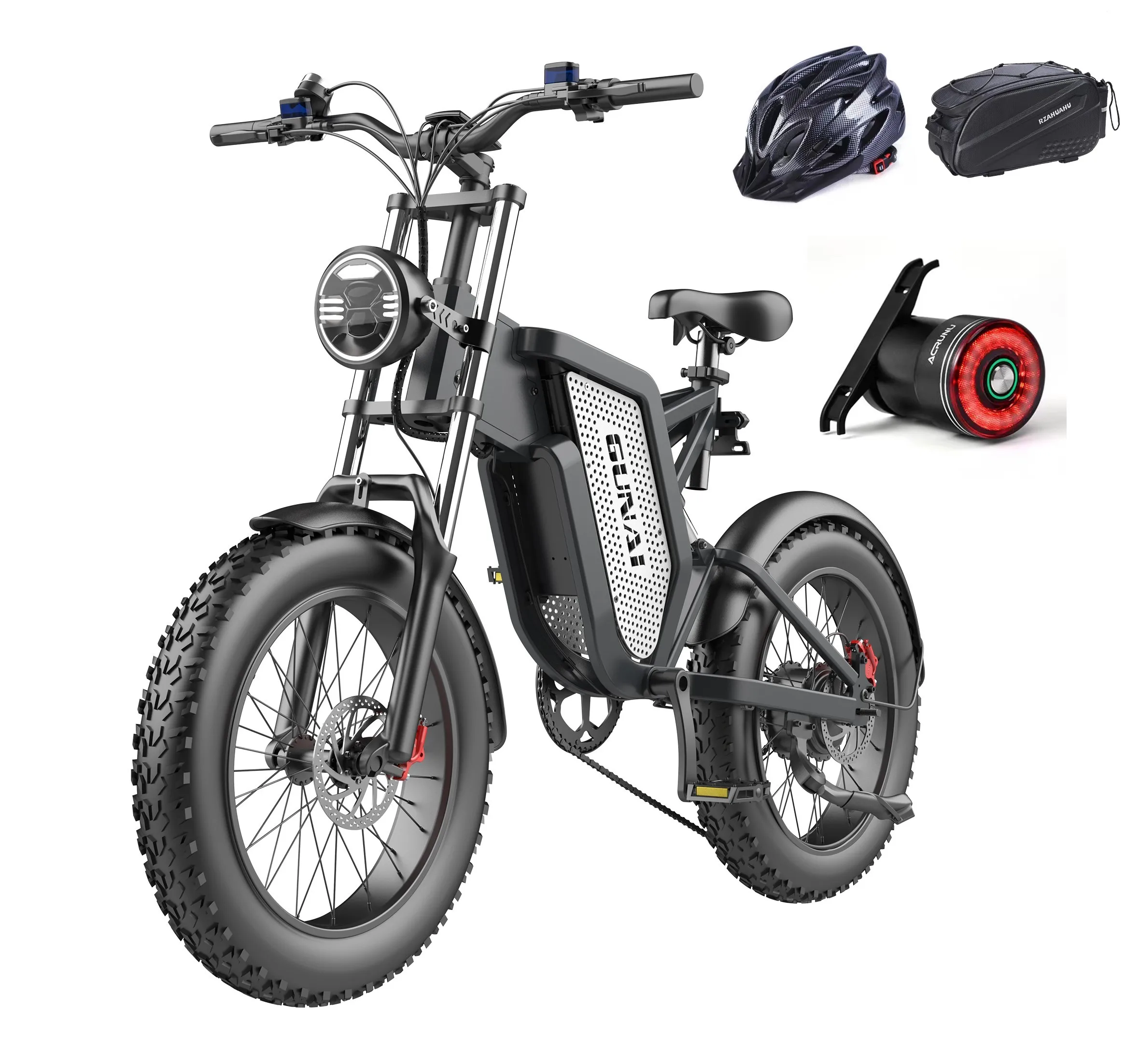 Gunai Mx25 20 ''Mountain Bike Elettrica Fuoristrada 1000W 48V 25Ah