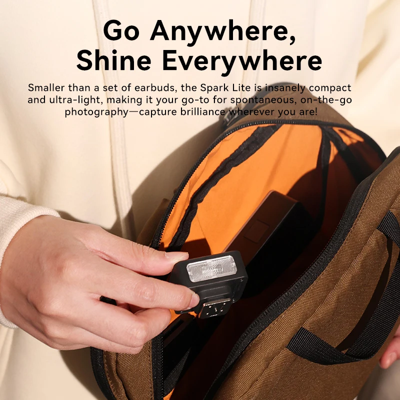 Ulanzi SL01/SL02 Spark Lite Camera Flash Mini Portable Photograph Video Light for Sony Canon Nikon DSLR Cameras Vlog Livestream