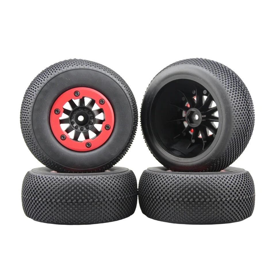 4ピースrc 1/10ビーズロックショートコースタイヤタイヤセット12