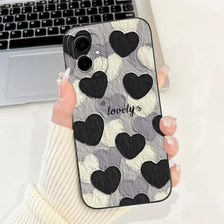 Beautiful Floral Phone Case - Soft Silicone Shockproof Cover with Bumpers