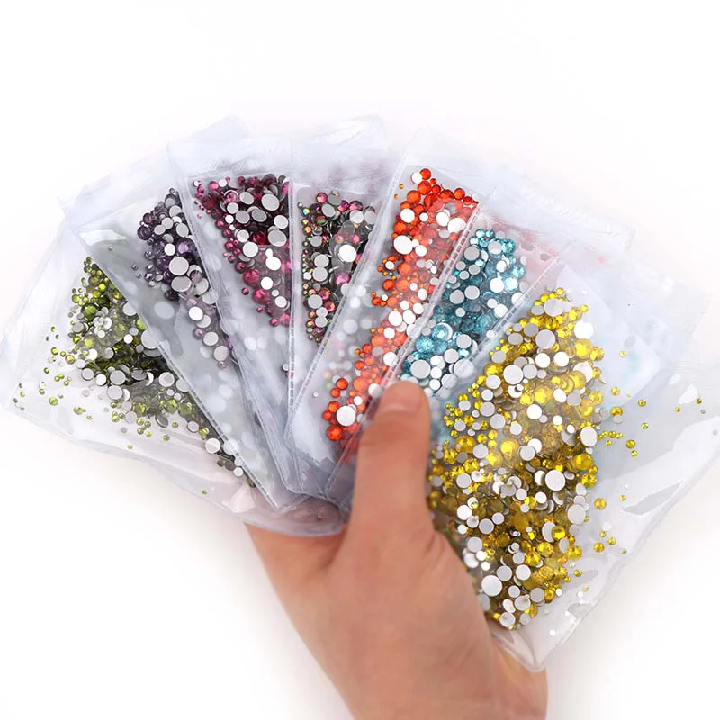 Praise Mix Size Flat back Glass Rhinestones Glitter Crystal AB Diamond Rhinestone For Face Nail Art Decorations Nail Art Rhinestones Nail Art Accessories Clear Glass Rhinestones Crystal Rhinestones Glass Rhinestones Rhinestone Crystals Rhinestone Accessories Diamond Accessories Rhinestones Beads