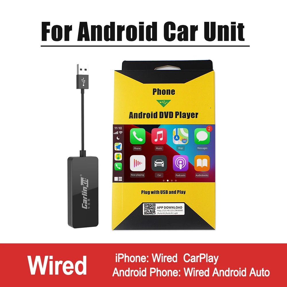 Carlinkit USB Wireless Apple CarPlay Dongle and Android Auto for modify  Android Car Services Auto Sale iPhone Autokit Mirror Kit - Price history &  Review, AliExpress Seller - Carlinkit Direct Store