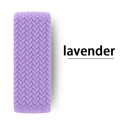 Braided Nylon Solo Loop Strap for S10-42 41 40 38mm-XS (Lavander)