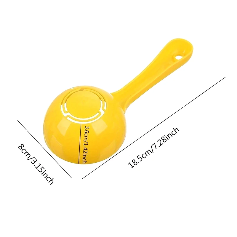Plastic Shaped Spoon Rice Spoon Non-stick DIY Rice Scoop Mold Rice Ball Spoon Half Round Porridge Spoon Kitchen Accessories