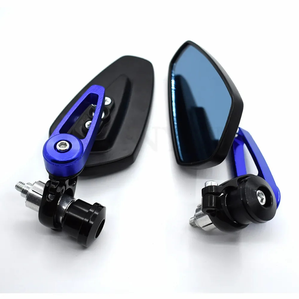 Universale 7/8 "" 22Mm Manubrio Moto Bar End Mirror Specchietto Moto Per Yamaha Mt07 Fz07 Mt-07 Fz-07
