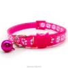 Lot 12 Wholesale Cat Kitten Collars With Paw Dog Collar Small Puppy Cat Collars with Bell and Cat face 4