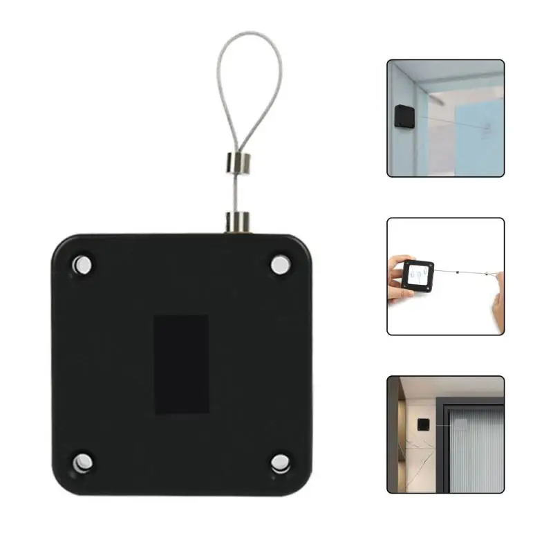 No Punching Automatic Door Closer Closing Sliding Door Wooden Home Closers Closer Bracket Automatic