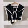 Spring And Autumn Knitted Striped Shawl With High-Grade Summer Office Air-Conditioned Room Neck And Shoulder Scarf 1