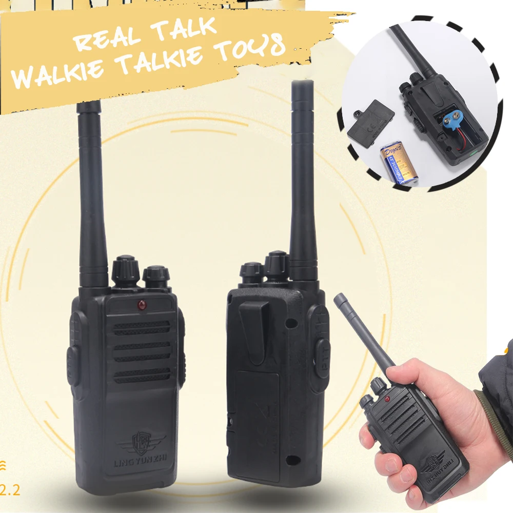 Tactical Radio Walkie Talkie Portable Interphone Dialogue Clear Long Range Kids Walkie Talkie Plastic Outdoor Communication Game