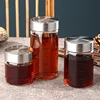 100-500ml Graduated Glass Bottle High Borosilicate High Temperature Resistant Glass Jars Leak Proof Storage Bottle Spice Jars 1