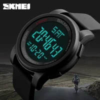 SKMEI 1257 reloj hombre Sport Watch Men Alarm Clock 5Bar Waterproof Watches Multifunction Digital Watch 1