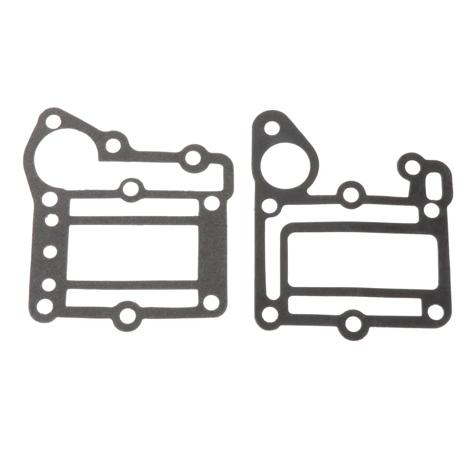 2x Exhaust Jacket Gasket Kit 6E0-41112-A0 6E0-41114-A0 Exhaust Inner Cover Gasket Fits for 2T 4HP 6E0 Model Outboard Motors boat motor gasket kit