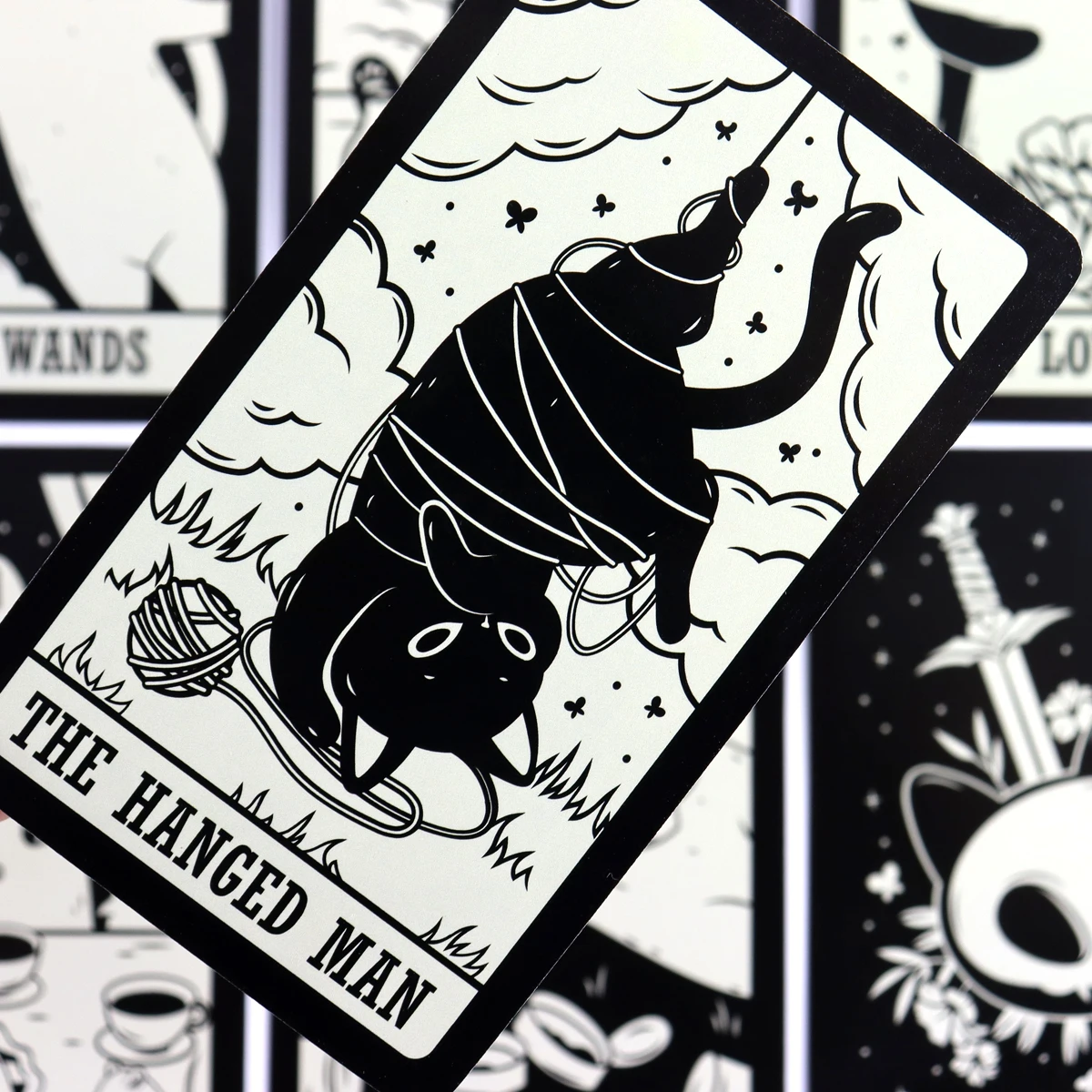 Kitten Tarot Deck For Family Party High Quality Fortune Telling Divination Tarot Cards for Beginners Rider-waite Tarot System 6