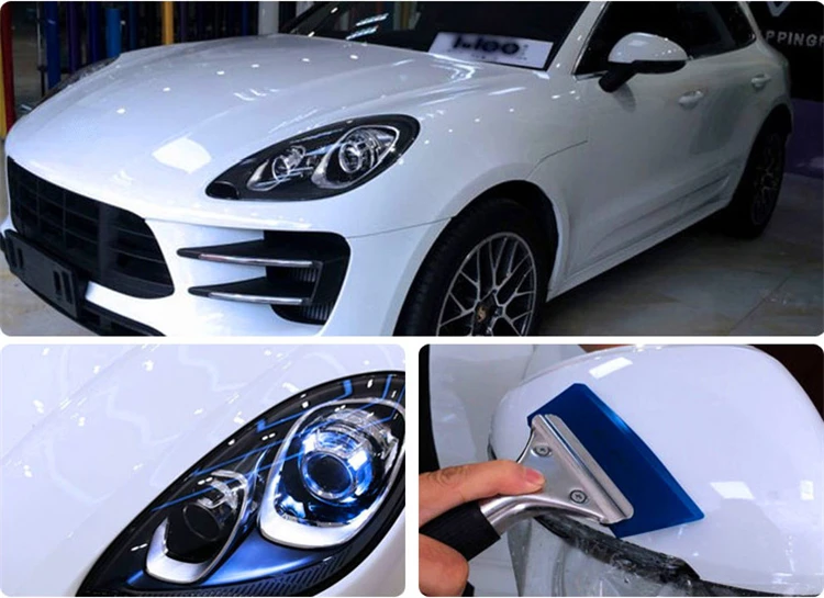 

30*200cm Car Protection Film Transparent Vinyl Film Wrap Scratch Shield 3 Layers PPF Protection Vinyl Film Car Cloth Stickers