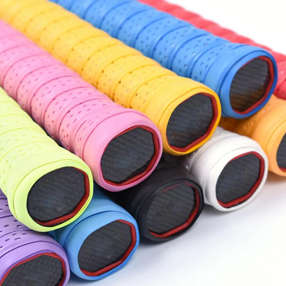 1 Roll 1.1m Badminton Grip Sweatband Anti Slip Head Overgrip Tennis Racket Grips Padel Handle Sweat Band Tennis Winding Strap