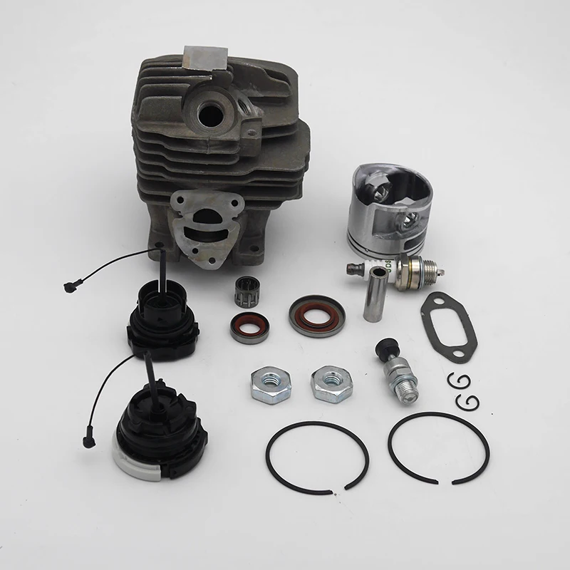 Kit Candela Paraolio Pistone Cilindro 44.7Mm Adatto Per Stihl Ms261 Ms 261 Motosega 1141 020 1200 Pezzi Di Ricambio Di Ricambio
