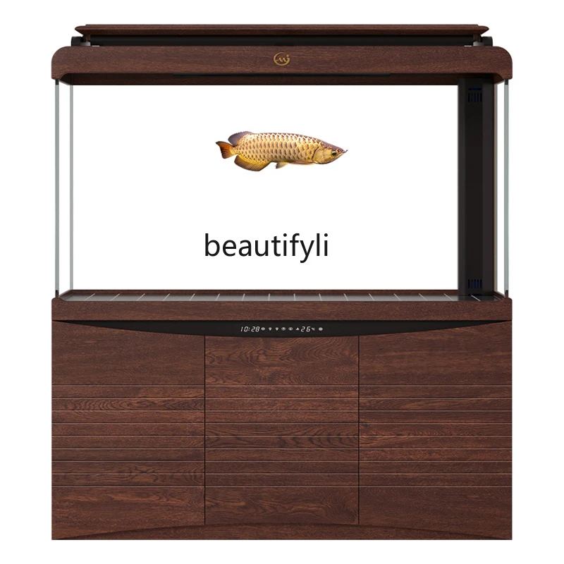 

Aquarium Floor Change Water Super White Ecological Bottom Filter Fish Globe Partition Screens